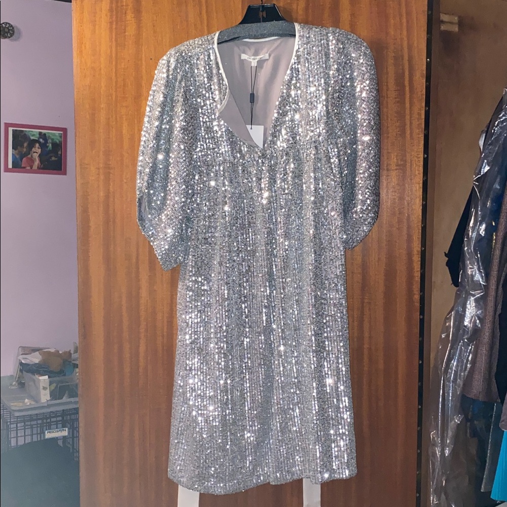 Emerson Fry Sequin Marion Mini Dress Sz L